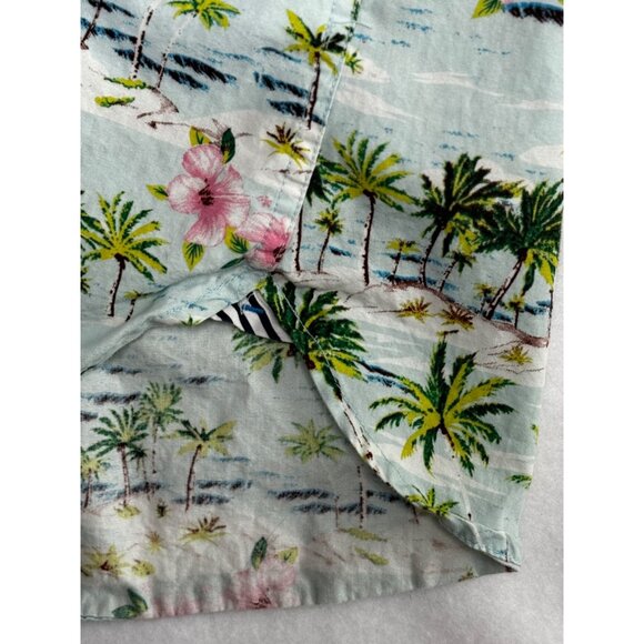 Denim & Flower Ricky Singh Shirt Mens XL Hawaiian Floral Short Sleeve - Picture 6 of 9